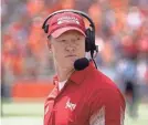  ?? CHARLES REX ARBOGAST/ASSOCIATED PRESS ?? Coach Scott Frost and Nebraska will head to Norman with a 2-1 record.