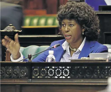  ?? / RUVAN BOSHOFF ?? The ANC in KwaZulu-Natal has charged Makhosi Khoza for voicing her opinions in public on President Jacob Zuma.