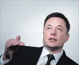  ?? BRENDAN SMIALOWSKI AGENCE FRANCE ?? On Sunday, Elon Musk suggested a British cave explorer who criticized him, Vern Unsworth, was a pedophile.