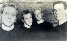  ?? FILE PHOTO ?? Niagara band Round 4 - formerly Confusion of the Senses - in 2000. From left is Andrew Gordon, Brad Battle, Tim Hicks and Sherman Arnold, Jr.