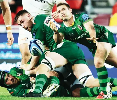  ?? PICTURE: Getty Images ?? Twelve good years: Nic Groom playing for London Irish