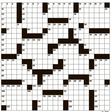  ??  ?? No. 0516 Online subscripti­ons: Today’s puzzle and more than 7,000 past puzzles, nytimes.com/ crosswords ($39.95 a year).