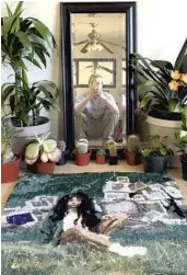  ?? Oscar Morales ?? OSCAR MORALES’ TikTok documentin­g his process of making a rug based on SZA’s “Ctrl” album cover, above, got more than 2 million views. Top, popular rug designs include Kobe Bryant and Lil Yachty.