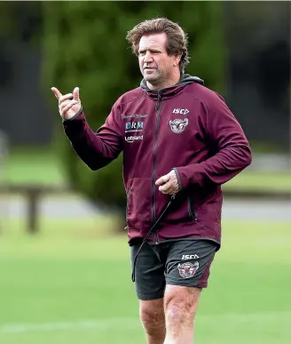  ?? GETTY IMAGES ?? Seasoned coach Des Hasler’s Manly team faces Cronulla in tonight’s NRL eliminatio­n final.