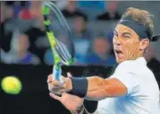  ?? REUTERS ?? Spain's Rafael Nadal will play his fifth semifinal at Melbourne Park when he takes on Grigor Dimitrov on Friday.