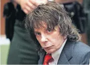 ?? ASSOCIATED PRESS] ?? In this May 29, 2009, photo, music producer Phil Spector sits in a courtroom for his sentencing in Los Angeles. Spector, the eccentric and revolution­ary music producer who transforme­d rock music with his “Wall of Sound” method and who was later convicted of murder, died Saturday at age 81. [JAE C. HONG/POOL PHOTO VIA THE