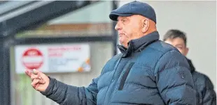  ??  ?? Arbroath boss Dick Campbell has learned his lesson.