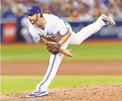  ?? KEVIN SOUSA/USA TODAY ?? Mike Bolsinger last pitched in the majors on Aug. 4, 2017, when the Astros lit him up for four earned runs in a third of an inning in Houston.