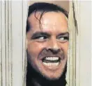  ?? (Wikimedia Commons) ?? JACK NICHOLSON in ‘The Shining.’