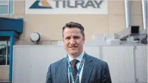  ?? CHAD HIPOLITO
THE CANADIAN PRESS ?? Tilray president Brendan Kennedy says the firm has got approval from the U.S. to export a medical cannabis product south for a one-year test.