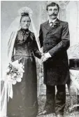  ??  ?? Im Jahr 1902 heiratete Martin Gollmann Johanna Lutz.