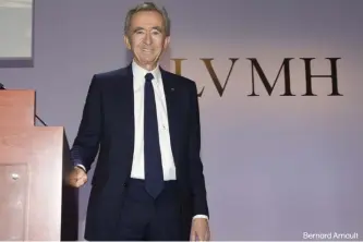  ??  ?? Bernard Arnault