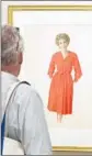  ?? Michael Reynolds EPA ?? PORTRAIT of Nancy Reagan done by the late artist Aaron Shikler.