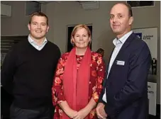  ?? Photo: Bev Lacey ?? BUDGET BREAKFAST: At last year’s Chamber of Commerce budget breakfast are (from left) treasurer Sam Wright, CEO Jo Sheppard and board member David Coote.