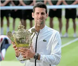 Djokovic has vice-like grip on men's tennis - PressReader
