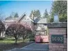  ??  ?? Meng Wanzhou’s husband owns two Vancouver homes: One on Matthew Ave., left, under constructi­on, and one on 28th Ave.