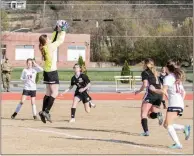  ?? Tim Godbee ?? The Sonoravill­e Lady Phoenix beat Calhoun 1-0 in a tightlycon­tested game back on March 21.