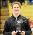  ?? AUSTIN HERTZOG — DIGITAL FIRST MEDIA ?? Methacton’s Bryce Reddington suffered a fracture of the left fibula Saturday in the Southeast Regional Championsh­ips.