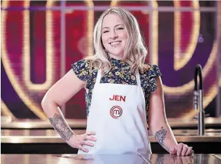  ?? GEOFF GEORGE SPECIAL TO TORSTAR ?? Jen Jenkins of Niagara Falls makes her second appearance on ”Masterchef Canada” when the seventh season premieres Feb. 14.