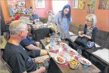  ?? PHOTO BY JOHN NOWLAN ?? Wine tastings take place in many towns in Croatia.