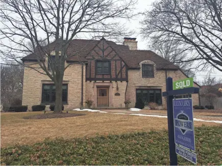  ?? MILWAUKEE JOURNAL SENTINEL ?? Home sales in Wisconsin are down in 2018, but prices are up.