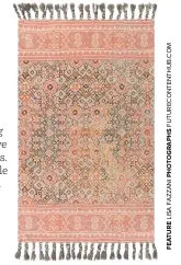  ??  ?? Estell chenille rug, from £49, Dunelm