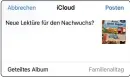  ?? ?? Mit Apple Fotos kannst du Alben in der icloud mit anderen Familienmi­tgliedern teilen.