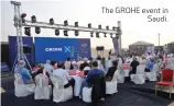 ?? The GROHE event in Saudi. ??