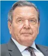  ?? FOTO: DPA ?? Gerhard Schröder wittert eine Verschwöru­ng.