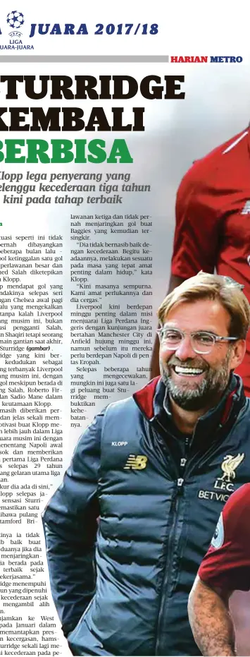  ??  ?? KLOPP