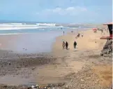  ?? /ÁNGELES GARCÍA ?? La mayoría de las playas presentan alta contaminac­ión