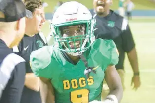  ?? CHRIS HAYS/ORLANDO SENTINEL ?? DeLand’s do-it-all junior, Javon Ross, scored 6 touchdowns in Friday’s 58-42 win against rival Deltona. He played running back, receiver, defensive back and returner.