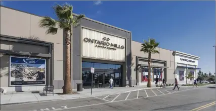  ?? COURTESY OF ONTARIO MILLS ?? The popular furniture and housewares retailer Pottery Barn and West Elm Outlet is coming to Ontario Mills later this month.