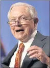  ?? GERALD HERBERT THE ASSOCIATED PRESS ?? On Monday, abusing his authority over the nation’s immigratio­n courts, U.S. Attorney General Jeff Sessions ruled that asylum claims on the grounds of gang or domestic violence “generally ... will not qualify.”