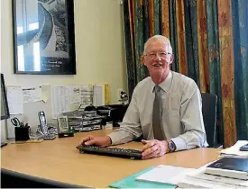  ?? TORIKA TOKALAU/FAIRFAX NZ ?? Lynfield College principal Steve Bovaird is retiring after 15 years on the job.