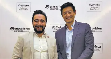  ?? ?? Alianza. Entravisio­n Cisneros Interactiv­e anunció su alianza con la firma Meta, dueña de Facebook.