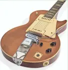  ?? COURTESY OF CHRISTIE’S ?? The first approved Les Paul Gibson guitar, owned by Paul himself, will be part of Christie’s “Exceptiona­l Sale” on Oct. 13.