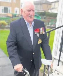  ??  ?? Fondly remembered WWII veteran James Irvine passed away last month