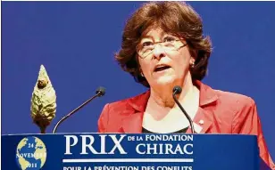  ??  ?? Displeased: Arbour says she’s ‘very disappoint­ed’ that some countries are reneging on their support for a global migration pact. — AFP