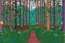  ?? Centro Pompidou ?? ‘Hockney-Van Gogh: The Joy of Nature’, en el museo.