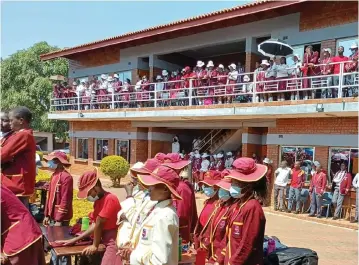  ?? ?? Corpus Christ High School is basking in the glory of a 99 percent pass rate in the recently released 2023 Zimbabwe School Examinatio­ns Council Advanced Level results