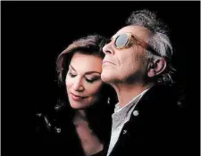  ?? LINDA MARIE STELLA PHOTO ?? Canadian music icons Amy Sky and Marc Jordan bring their duet debut album “He Sang, She Sang” to the Ancaster Memorial Arts Centre on May 7.