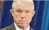  ??  ?? US-Justizmini­ster Jeff Sessions. Foto: Andrew Harnik, dpa