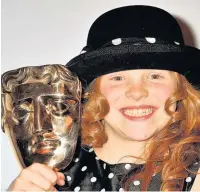  ??  ?? ●●Harley won a British Academy Children’s Awards in 2011