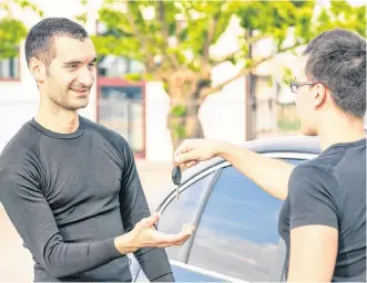  ?? 1223RF STOCK ?? It’s smart to ensure that the second-hand vehicle you are purchasing has passed a thorough safety inspection.