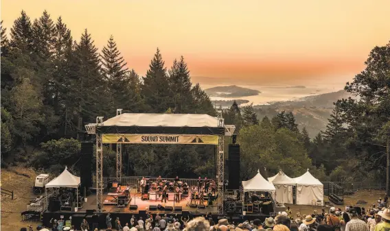  ?? Jay Blakesberg / Sound Summit ?? The Sound Summit music festival started in 2015 to raise funds and awareness for Mount Tamalpais State Park. The pandemic forced cancellati­on last year.