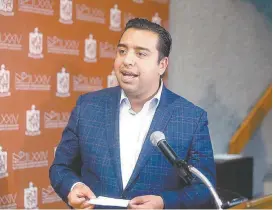  ?? ARCHIVO ?? Jesús Nava expresó que vigilarán que no haya abusos.