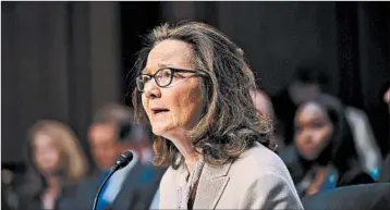  ?? MANDEL NGAN/GETTY-AFP ?? Gina Haspel, 61, will become the first female director of the CIA after the Senate’s 54-45 confirmati­on vote Thursday.