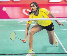  ?? HT PHOTO ?? PV Sindhu’s commitment led her to give up using a mobile phone before the Rio Olympics.