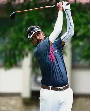  ??  ?? Sasi Kumar is chasing a record third title in the Prudential Astro Masters.